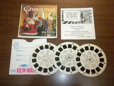 THE NIGHT BEFORE CHRISTMAS B382 Viewmaster 3 Reels PACKET SET • $15