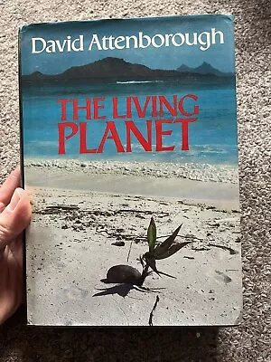 SIGNED DAVID ATTENBOROUGH The Living Planet HARDBACK BOOK  • £24.24
