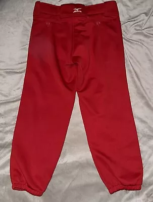 Mizuno Performance Softball Pants Women's XL Red Padded Performance Fastpitch • $15