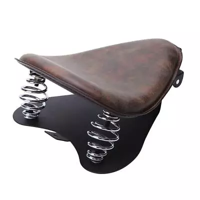 Aged Brown Bobber Motorcycle Solo Seat For Yamaha V-Star 250 650 950 1100 1300 Q • $65.68