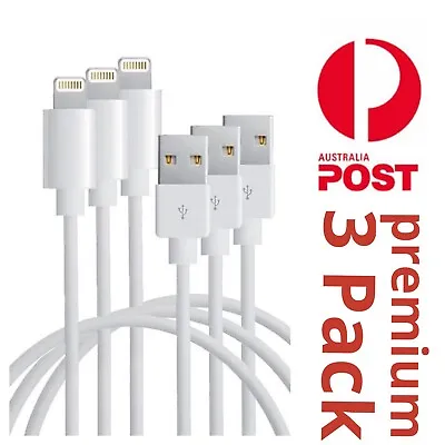 $6.99 • Buy 3X Fast USB Cable Cord Charger Charging For Apple IPhone 6 8 7 X 11 12 13 Pro 