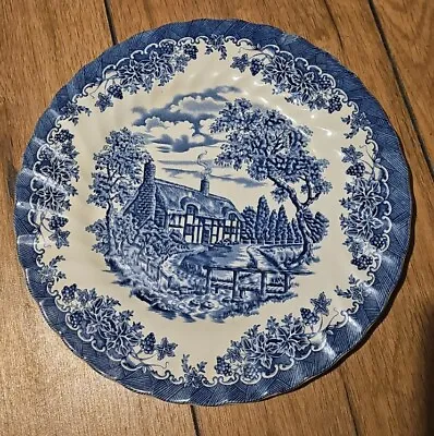 Vintage Myott  The Brook  Plate Blue  • £9