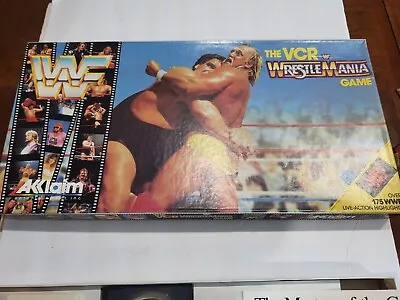 The VCR Wrestlemania Game WWF Akklaim Hulk Hogan Wrestling- 1988 Rare • $29.95