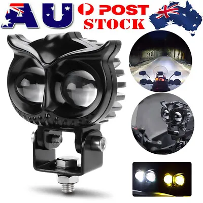 $48.43 • Buy 2x 2.5inch LED Motorcycle Headlight Driving Spot Light Lamp Hi/Lo Yellow White