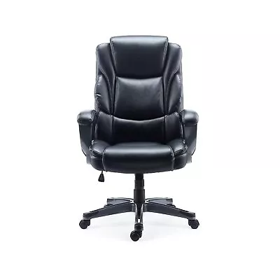 Staples Mcallum Bonded Leather Manager Chair Black 2/Pack 58065-CCVS • $267.74