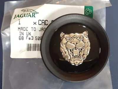 Jaguar XJ Series Lll And XJS Wheel Centre Badge Emblem Complete 1979-91 NOS OEM • £23