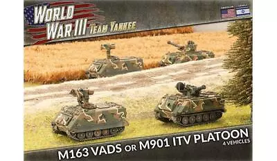 Team Yankee TUBX02 M163 VADS Or M901 ITV Platoon (4 Vehicles) Gaming Miniatures • $42.80