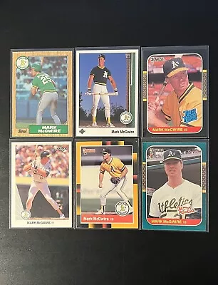 Lot Of 6 Mark McGwire Cards ~ Donruss Leaf Topps & Upper Deck ~ Oakland A’s • $6