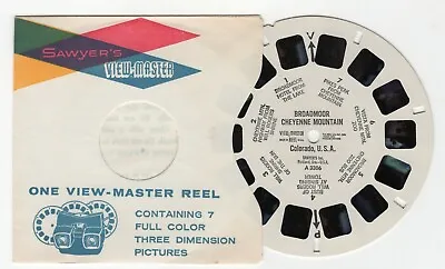 Broadmoor Cheyenne Mountain Colorado USA Scarce View-Master Reel A-3306 • $9.95