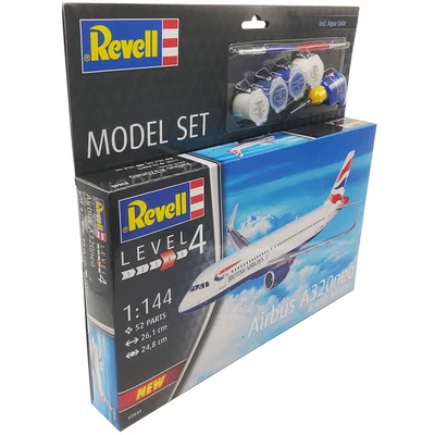 £22.09 • Buy Revell Airbus A320neo British Airways Aircraft Model Kit Set 63840 Scale 1:144
