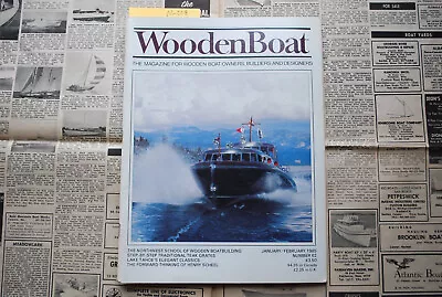 WoodenBoat Magazine  Lake Tahoe Elegant Classics  Jan / Feb 1985 No. 62 - M-008 • $16.32