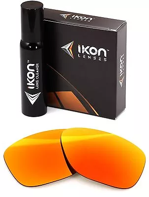 Polarized IKON Replacement Lenses For Oakley Breadbox Sunglasses Fire Mirror • $35.90