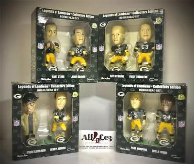 2007 Green Bay Packers  Legends Of Lambeau  Bobblehead Set Of 8 (4 - 2 Packs) • $109.99