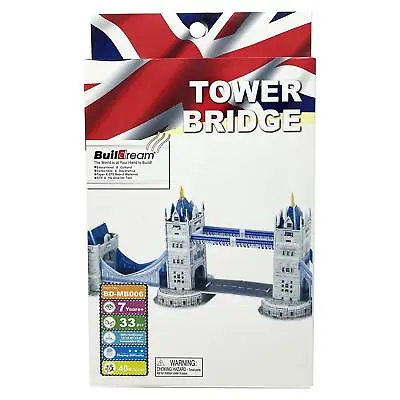Edu-Sci London Historic UK Landmarks 3D Building Puzzle Ages 7+ - Tower Bridge • £5.99