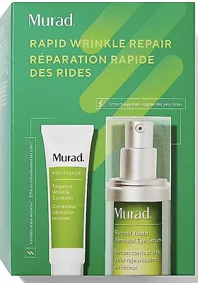 Murad Rapid Wrinkle Repair Retinol Youth Eye Serum & Targeted Wrinkle Corrector • $52.15