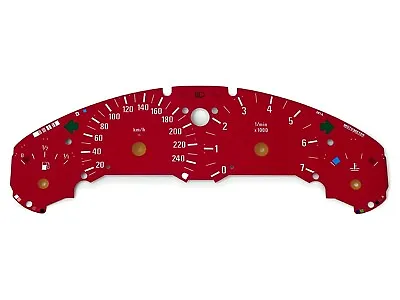 BMW E36 240 Km/h Red Dash Instrument Cluster Replacement Gauge Faces • $79