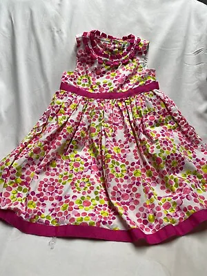 LOT 2557- MAGGIE And ZOE- Pink Floral Dress- Size 3T • $4.99