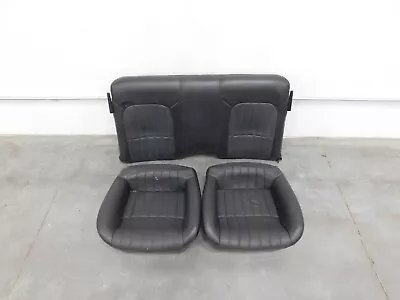 2002 98 99 00 01 02 Chevy Camaro SS Black Leather Rear Seats #6423 J6 • $269.99