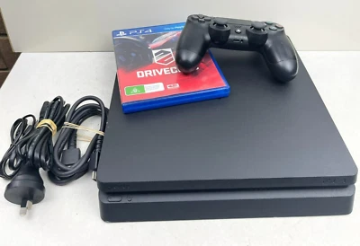 $249.95 • Buy Sony PlayStation 4 Slim - 500GB Black Console - With Controller And Game - Cords