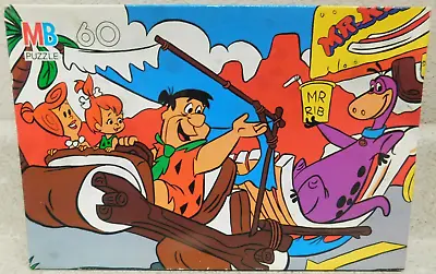 Vintage 1991 Milton Bradley The Flintstones 60 Pc Puzzle READ • $20.74