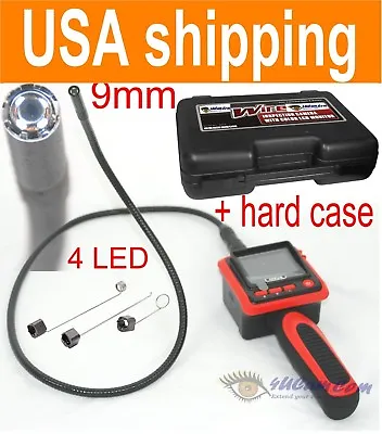 2.4  LCD Camera Video Inspection Endoscope Pipe Car Borescope Waterproof + CASE • $89.95