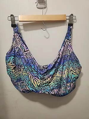 Elomi Electric Savannah Underwire Swim Top Size 38H • $24