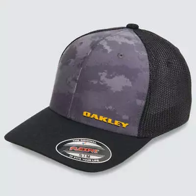 [fos901271-9g7] Mens Oakley Trucker Cap 2 - Grey Brush Camo • $24