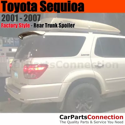 Painted ABS Trunk Spoiler With Brake Lamp For 01-07 Toyota Sequoia 056 WHITE • $187.38