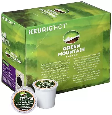 $62.99 • Buy Green Mountain DECAF French Vanilla Coffee 18 To 144 K Cups Pick Any Quantity