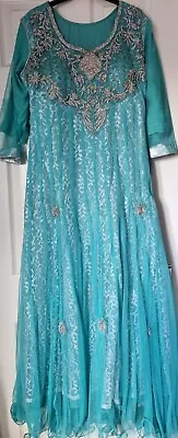 2 Pc Pakistani/Indian Style Anarkali Long Dress Sz 36 Ladies Sz 10-12 Eid Part • £5