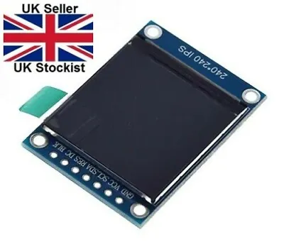 1.3  ST7789 240x240 SPI Colour IPS TFT LCD Screen Display STM32 Arduino UK STOCK • £6.54