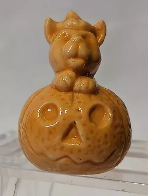 Wade Whimsies Red Rose Tea Figurines October/Cat In Pumpkin~Calendar Series • $3.99