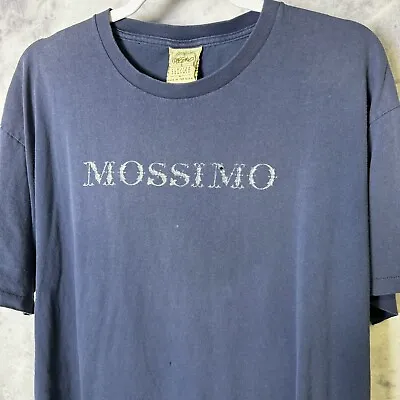 Vintage Mossimo T Shirt Mens Large L Blue 90s Single Stitch Streetwear • $40