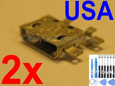$4.79 • Buy 2x Lot Micro USB Charging Port Sync For Motorola DROID RAZR HD XT925 XT926 USA