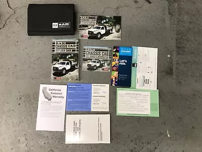 Oem 2017 DODGE RAM 3500 4500 5500 CAB AND CHASSIS OWNERS MANUAL WITH CASE NEW • $35