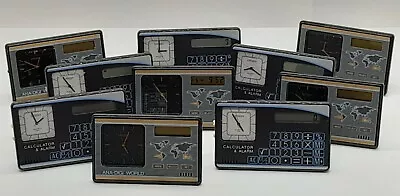 £29.99 • Buy Joblot Of Citizen Anadigi World Time & Calculator Alarm Clocks (wb)retro/vintage