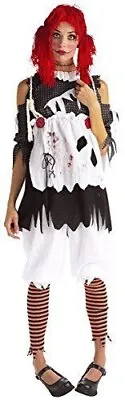 Rag Doll Ladies Fancy Dress Halloween Horror Spooky Dolly Broken Doll Size XS • £9.99