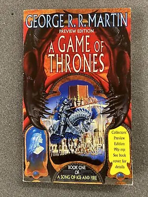 George R R Martin - A Game Of Thrones - Collectors Preview Edition • £150