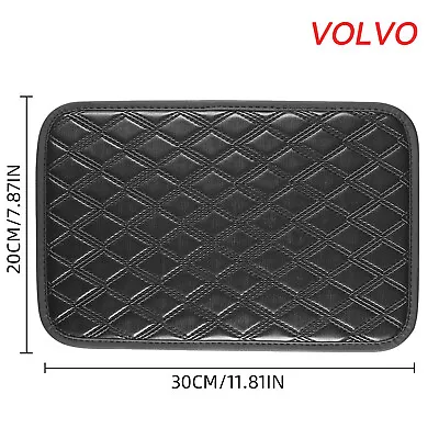 For Volvo Car PU Leather Racing Armrest Cushion Pad Center Console Cover 1pcs • $4