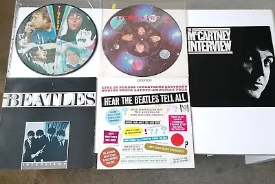 The Beatles X 5 Interview Vinyl LP's  Bundle Timeless Picture Discs. VG+ • £25