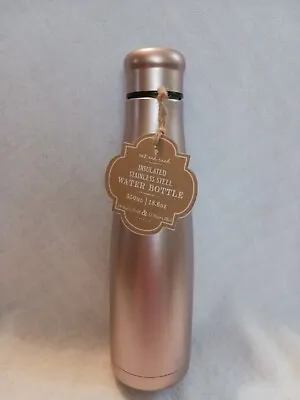 Oak And Reed Stainless Steel Bottle Blush Metallic 18.6 Ounces Hot Or Cold  • $9.01