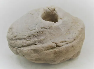 $334.89 • Buy A247 Ancient Neolithic Stone Socketed Mace Head Prehistoric Tool Stone Age