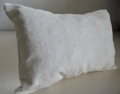 LACE WHITE CRUSHED COTTON/LINEN VELVET OBLONG CUSHION COVER Limited Stock • £10.99