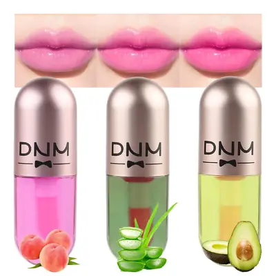 3 Pcs Capsule Color Changing Lip Gloss Tinted Pink Plumping Magic Mood Lipstick • $27.21