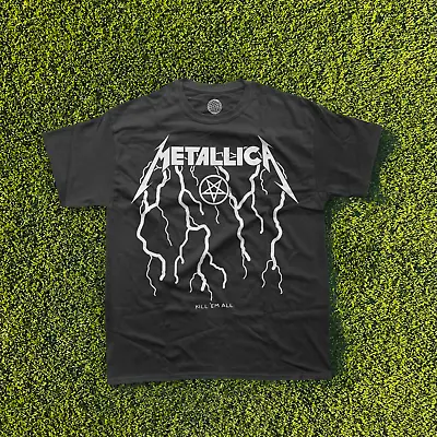 METALLICA Kill Em All Shirt Heavy Metal Tee Adult Men's Black All Sizes S-XL • $22.39