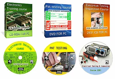 £6.99 • Buy Electronics Training Course, Complete Pat Testing, 2391 Inspection On DVD Discs
