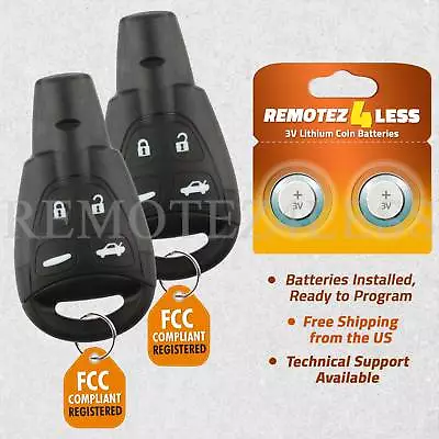 Replacement For Saab 9-3 9.3 9-5 9.5 Keyless Remote Car Entry Key Fob Pair • $31.45