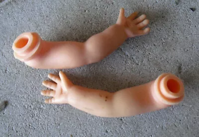 Vintage Set Of Vinyl Girl Doll Arms 3 3/4  Long • $17