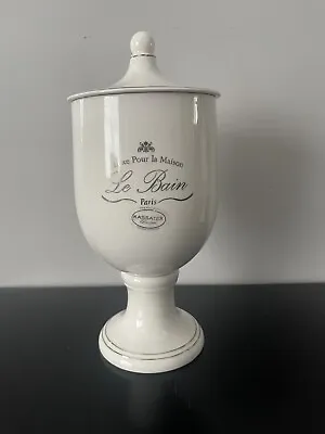 Le Bain Pedestal Apothecary Jar Luxe Pour La Maison Paris Platinum Accents 11  • £48.65