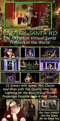 VIRTUAL SANTA HD On USB The Original Virtual Santa Redone In HD By Jon Hyers • $29.95